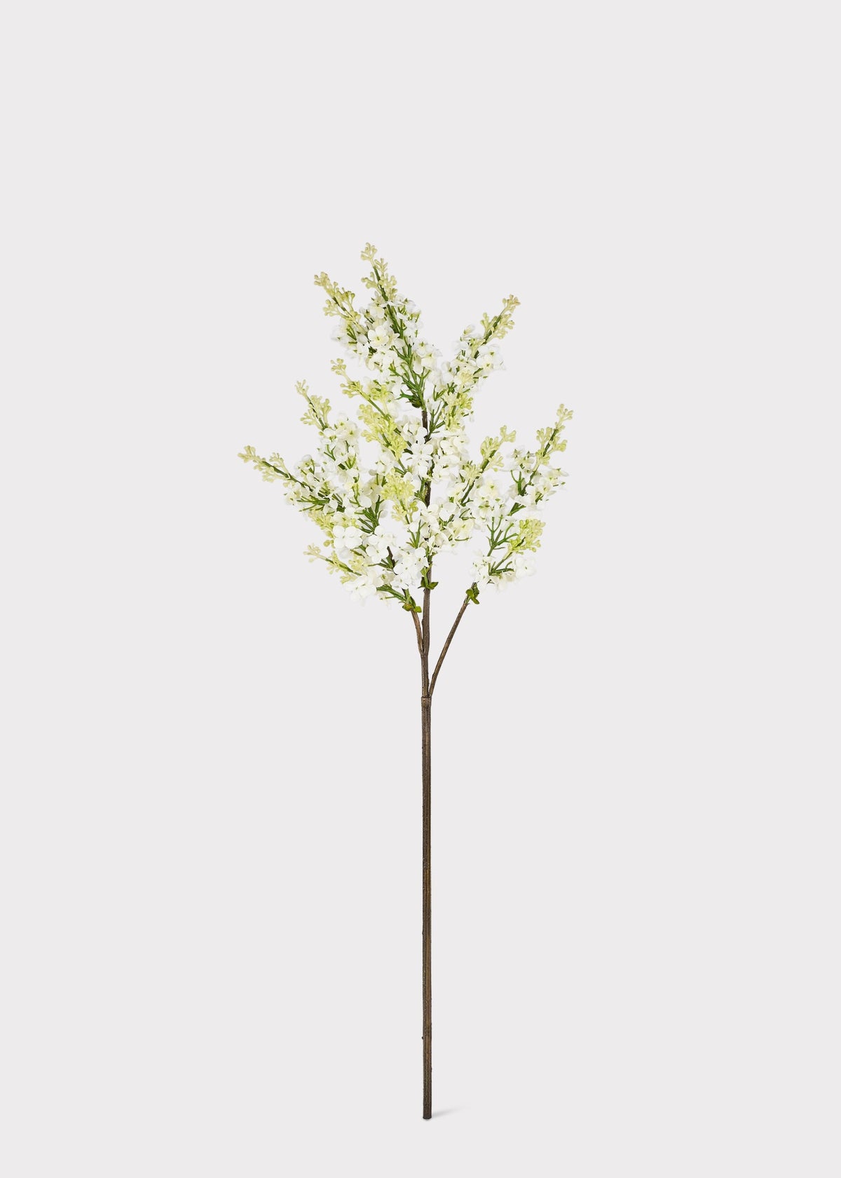 Cream Artificial Blooming Lilac Branch - 30